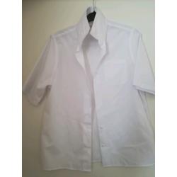 Girls White School Blouses
