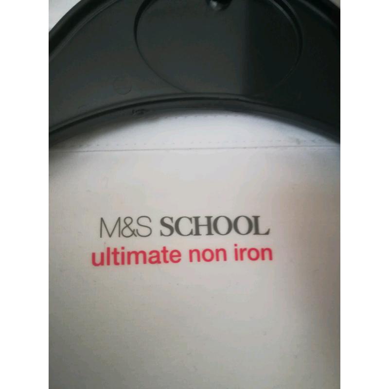 Girls White School Blouses