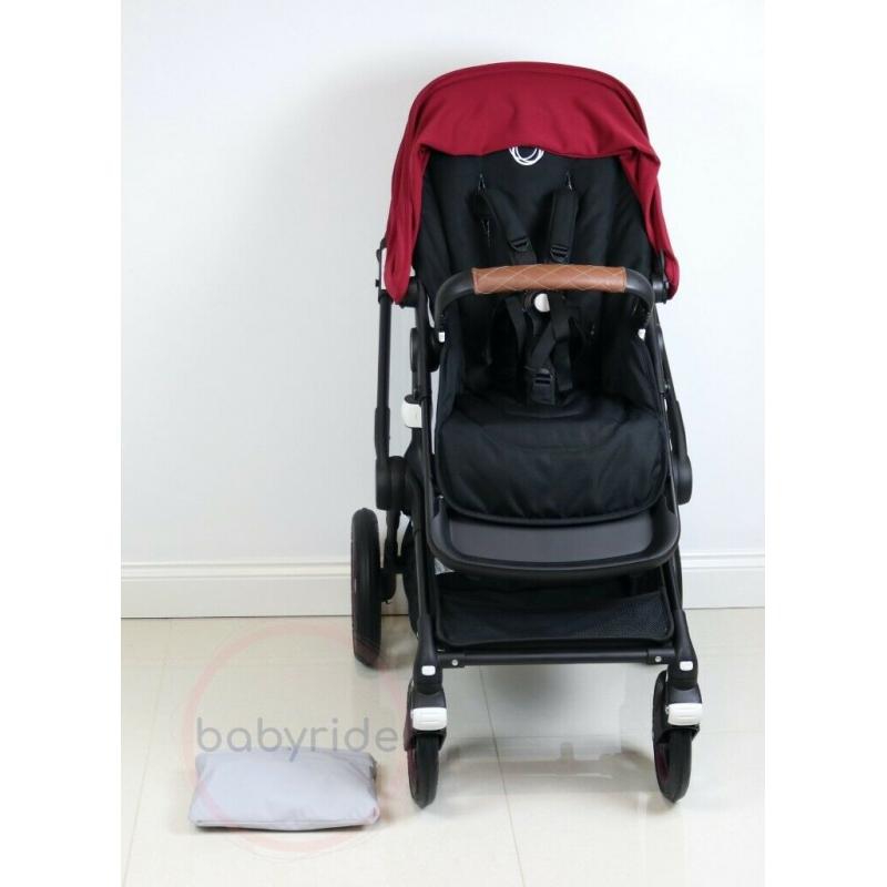 Bugaboo Fox - Black and Ruby Red