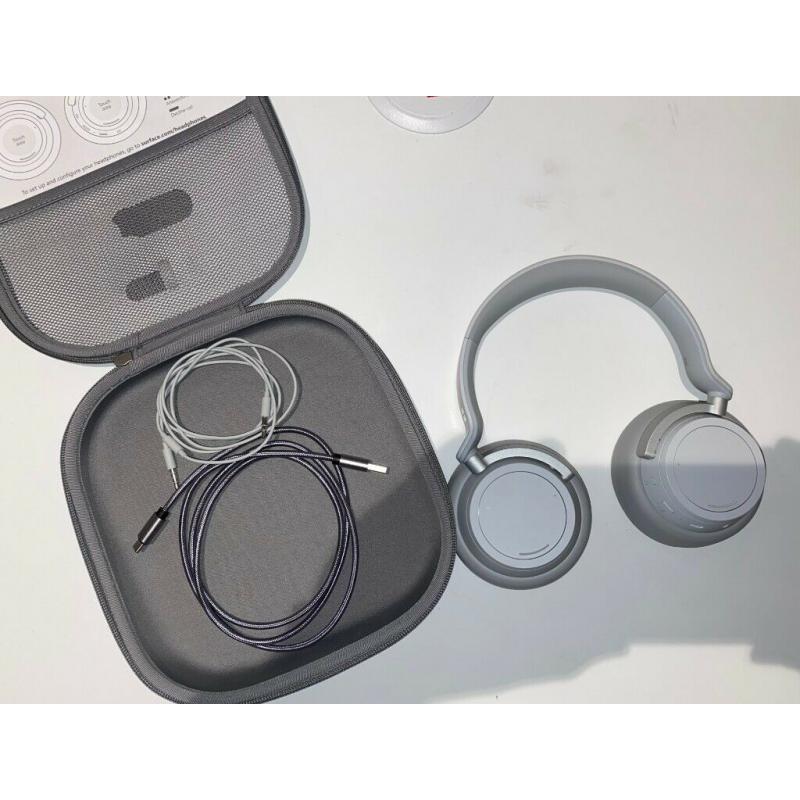Microsoft Surface Wireless Bluetooth Noise-Cancelling Headphones (Platinum)