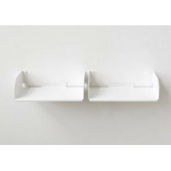 Pair of Vinyl lp Record Storage Shelves