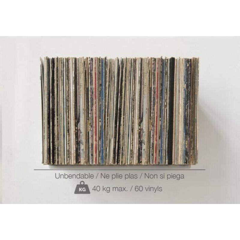 Pair of Vinyl lp Record Storage Shelves