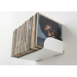 Pair of Vinyl lp Record Storage Shelves