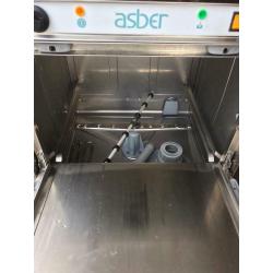 ASBER commercial dishwasher / Only two years old / lovely condition/ 500mm basket
