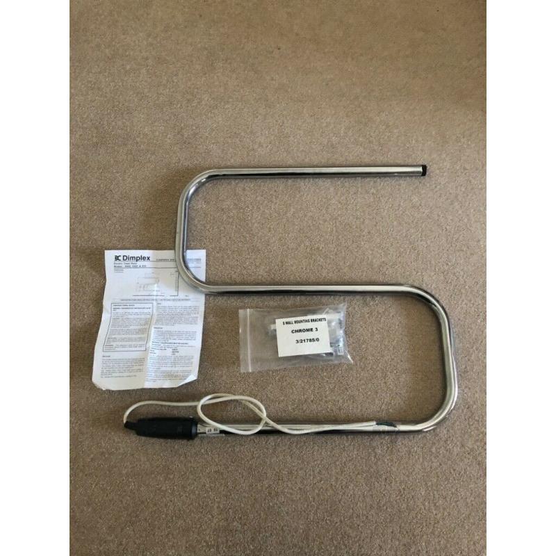 Dimplex Towel Rail S50C 45W Chrome S Type Bathroom Radiator