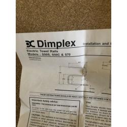 Dimplex Towel Rail S50C 45W Chrome S Type Bathroom Radiator