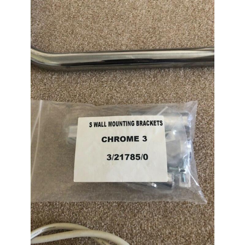 Dimplex Towel Rail S50C 45W Chrome S Type Bathroom Radiator