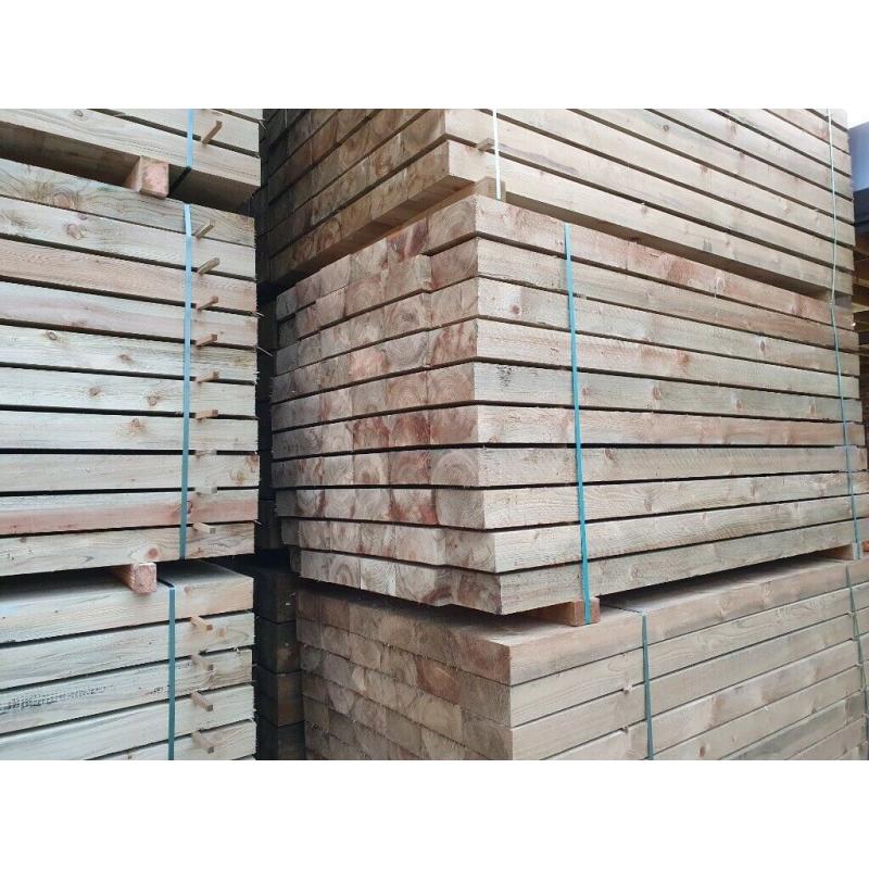 Timber Sleepers 200 X 100 X 2400