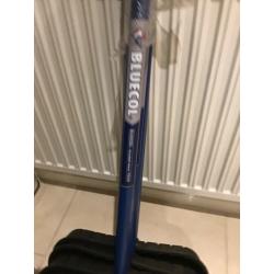 Brand new bluecol long handle steel edged snow shovel ?10 caerleon