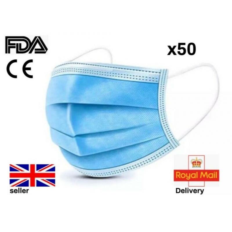 x50 Face Masks *FREE POSTAGE