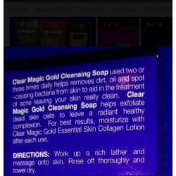 Clear magic body soap