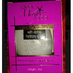 Clear magic body soap