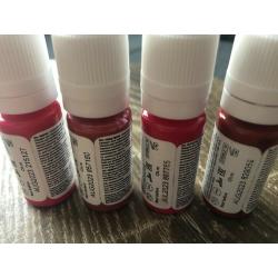 Permanent lip pigments