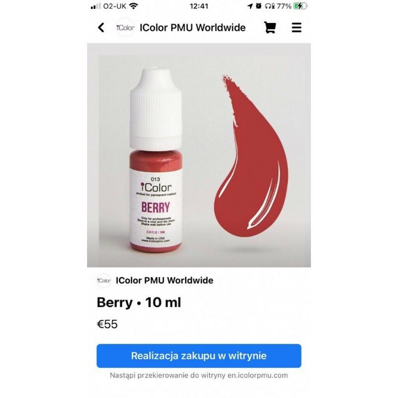 Permanent lip pigments