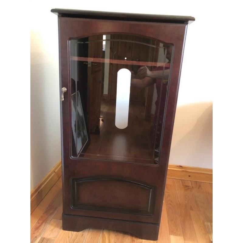 Rose Mahogany Stereo Cabinet
