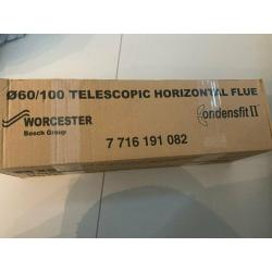 Worcester Bosch telescopic Horizontal flu