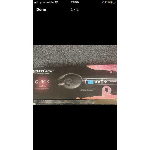 Silver crest curler