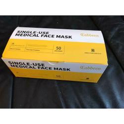Single use face mask
