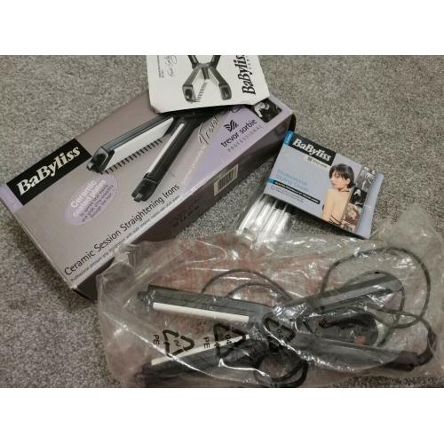 Babyliss Ceramic Hair Straightner professional still boxed