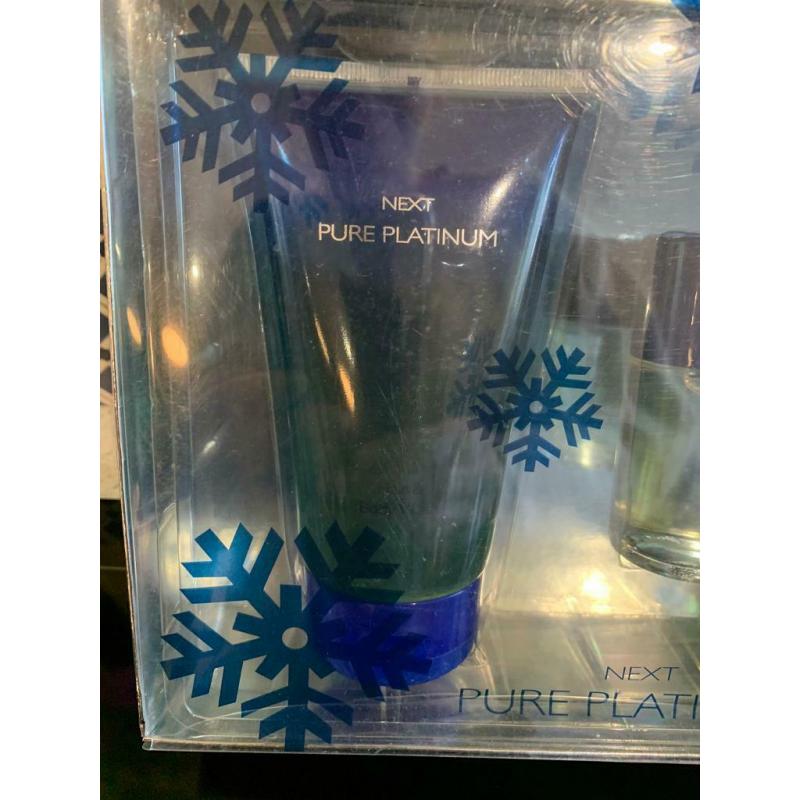 Men?s next fragrance set pure platinum