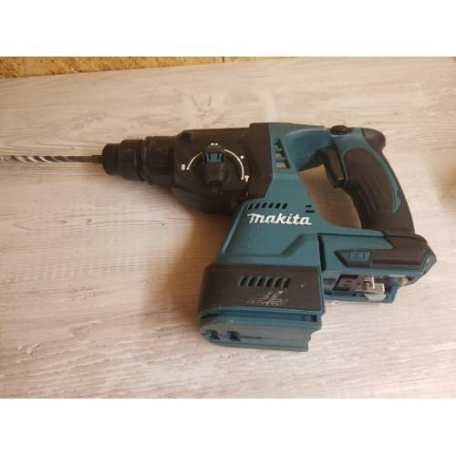 Used Makita DHR242 LXT 18 V cordless SDS drill ( BRUSHLESS ). Body only. See photos & details