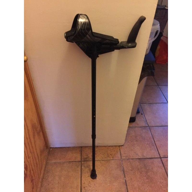Adjustable support walking stick.