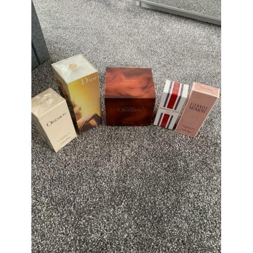 Various ladies fragrances