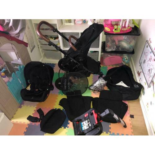 Ickle Bubba Stomp V3 Travel System perfect condition plus extras- pushchair pram isofix car seat ono