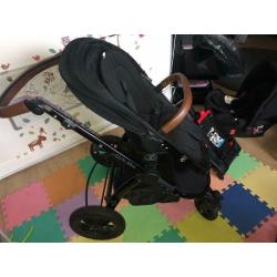 Ickle Bubba Stomp V3 Travel System perfect condition plus extras- pushchair pram isofix car seat ono