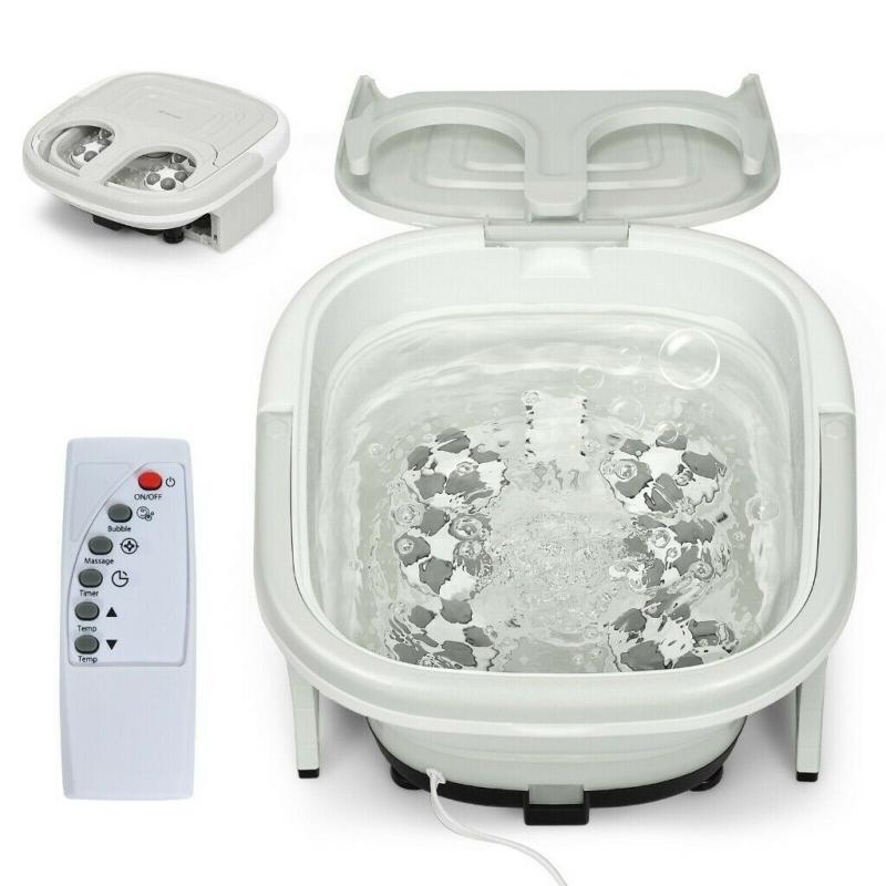 Electric Foot Spa Bath Massager Collapsible Heating Infrared Pedicure EP24782GB
