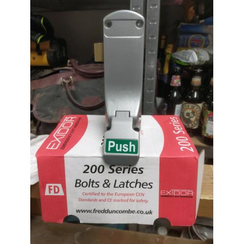 Fire escape latch