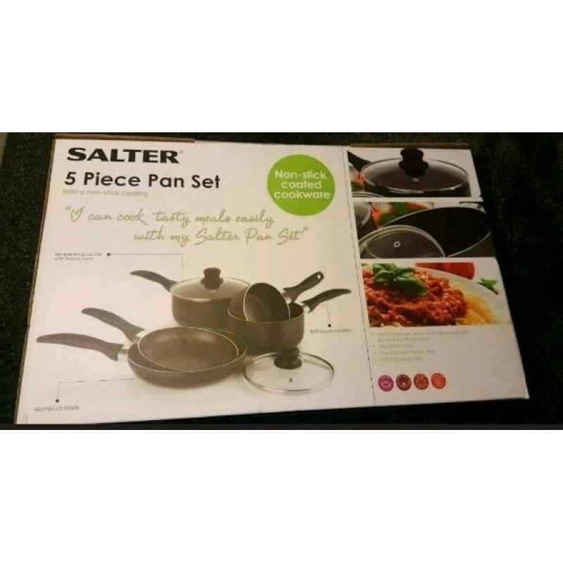 Salter 5 Piece Pan Set