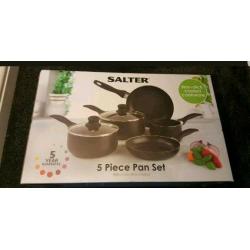 Salter 5 Piece Pan Set