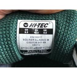 Price Reduced! HiTech Classic Squash shoes, Size 8.5UK, as new