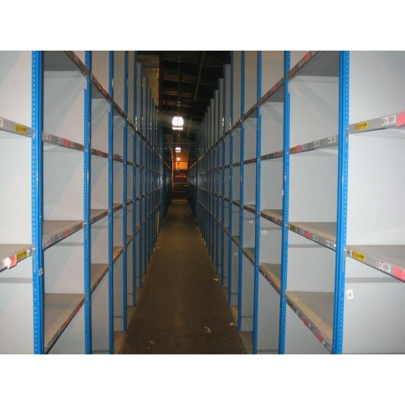 JOB LOT 100 bays dexion impex industrial shelving 2.3m high ( storage , pallet racking )