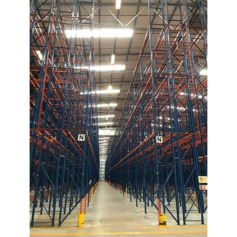 job lot 500 bays redirack pallet racking AS NEW( storage , shelving )