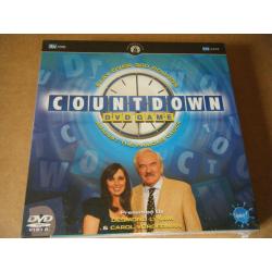 Countdown DVD board game. By Upstarts games 2006. New and Sealed.