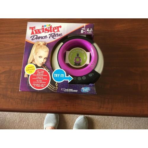 TWISTER DANCE RAVE GAME BY HASBRO