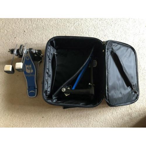 Bigdog Chain Drive Double Bass Drum Pedal AND Pearl Pedal Bag