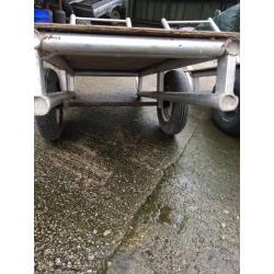 Trolleys x2 and wheels ideal garden garage or ware house
