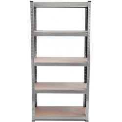 5 Tier Shelf Unit Storage Shelving Garage Files