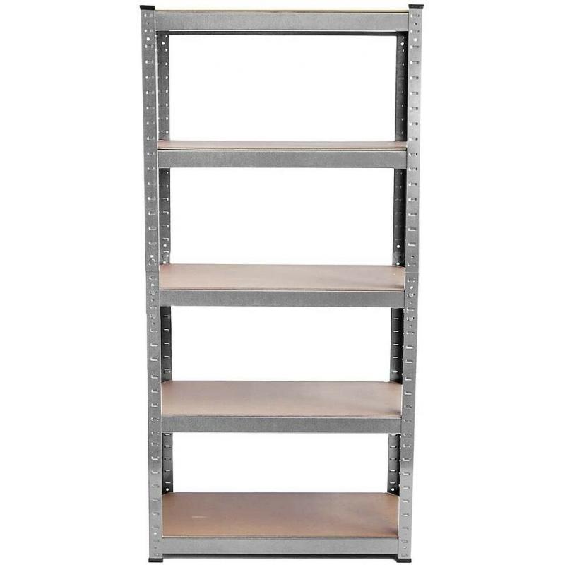 5 Tier Shelf Unit Storage Shelving Garage Files