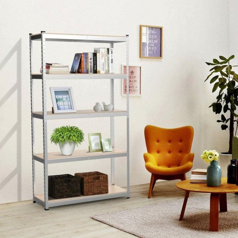 5 Tier Shelf Unit Storage Shelving Garage Files