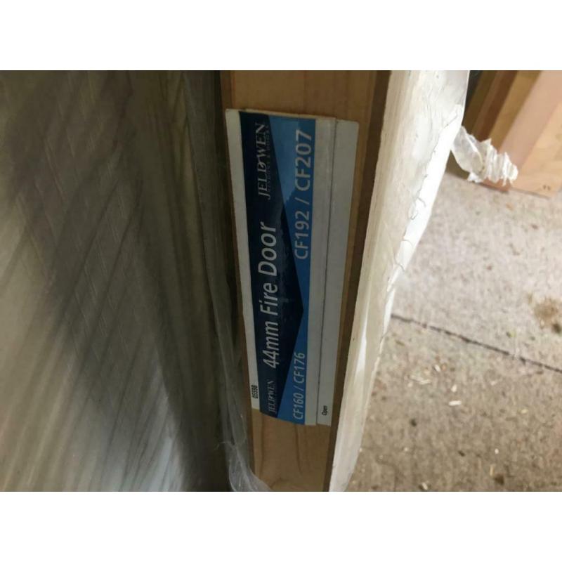 Jeldwen 4 panel moulded textured fire door