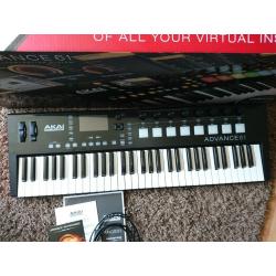 Akai Advance 61 Key Midi Controller Keyboard
