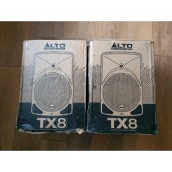 Alto TX8 8" Active 2- Way PA Loudspeakers