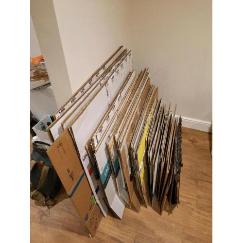 Double-walled moving cardboard boxes
