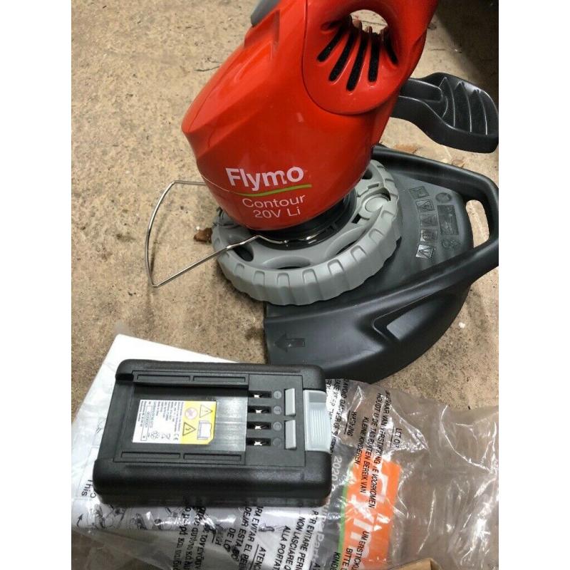 Flymo contour 20 volt cordless strimmer