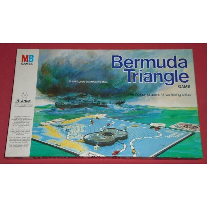 Vintage 'Bermuda Triangle' Board Game