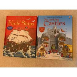 Pirates and castles books